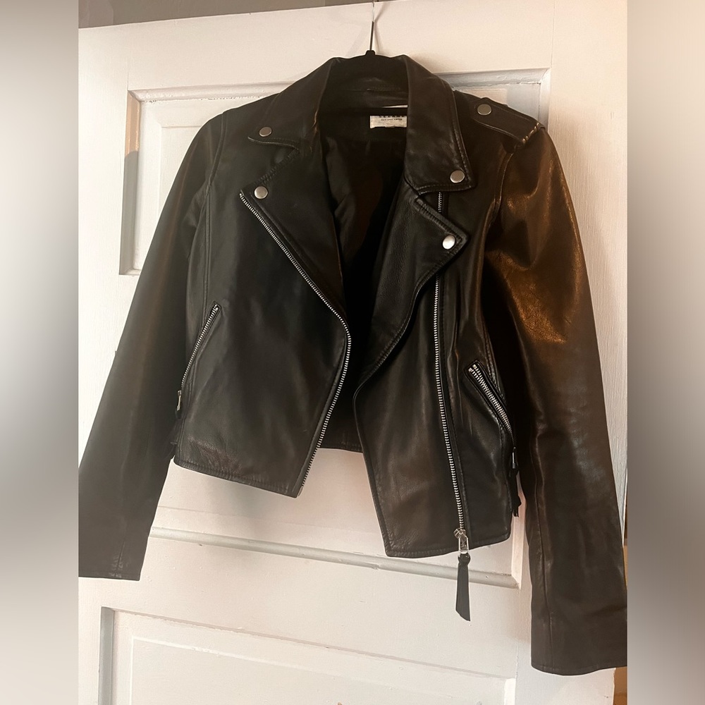 Leather jacket